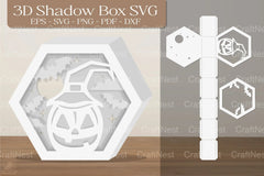 Halloween Pumpkin 3D Shadow Box Clipart Bundle - CraftNest - Digital Crafting and Art