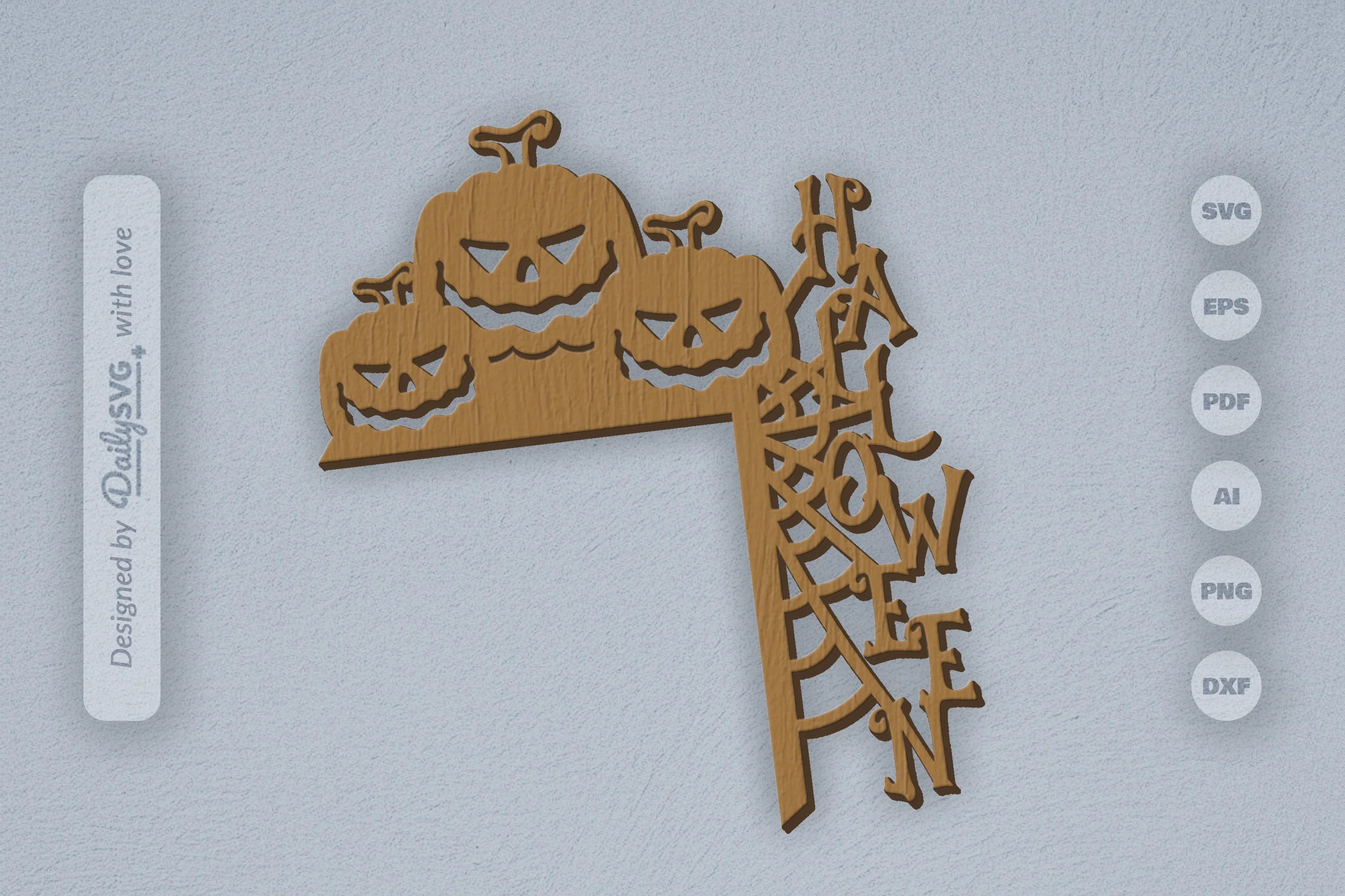 Halloween Pumpkin SVG Bundle 3 - CraftNest - Digital Crafting and Art