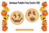 Halloween Pumpkin Face Coaster SVG Bundle