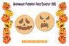 Halloween Pumpkin Face Coaster SVG Bundle