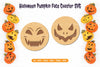 Halloween Pumpkin Face Coaster SVG Bundle