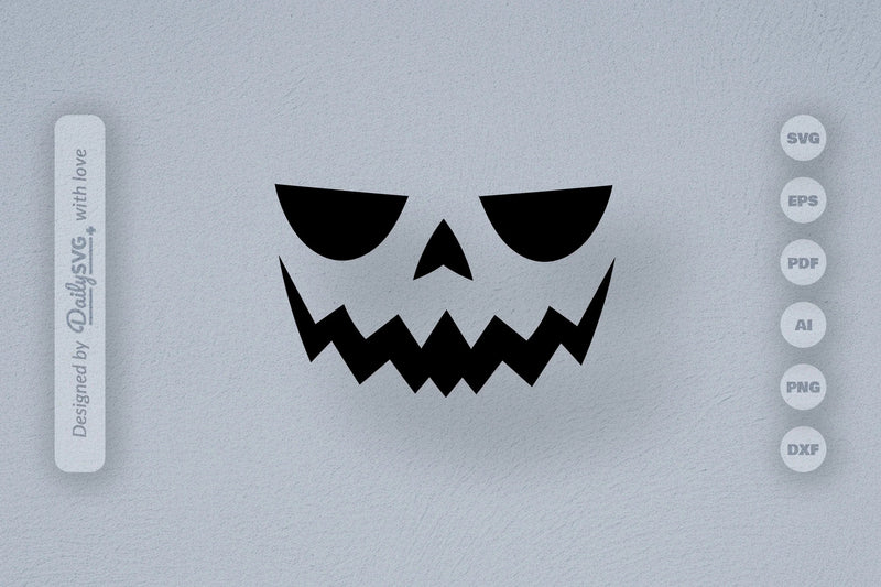 Halloween Pumpkin Face SVG Bundle 6 - CraftNest - Digital Crafting and Art