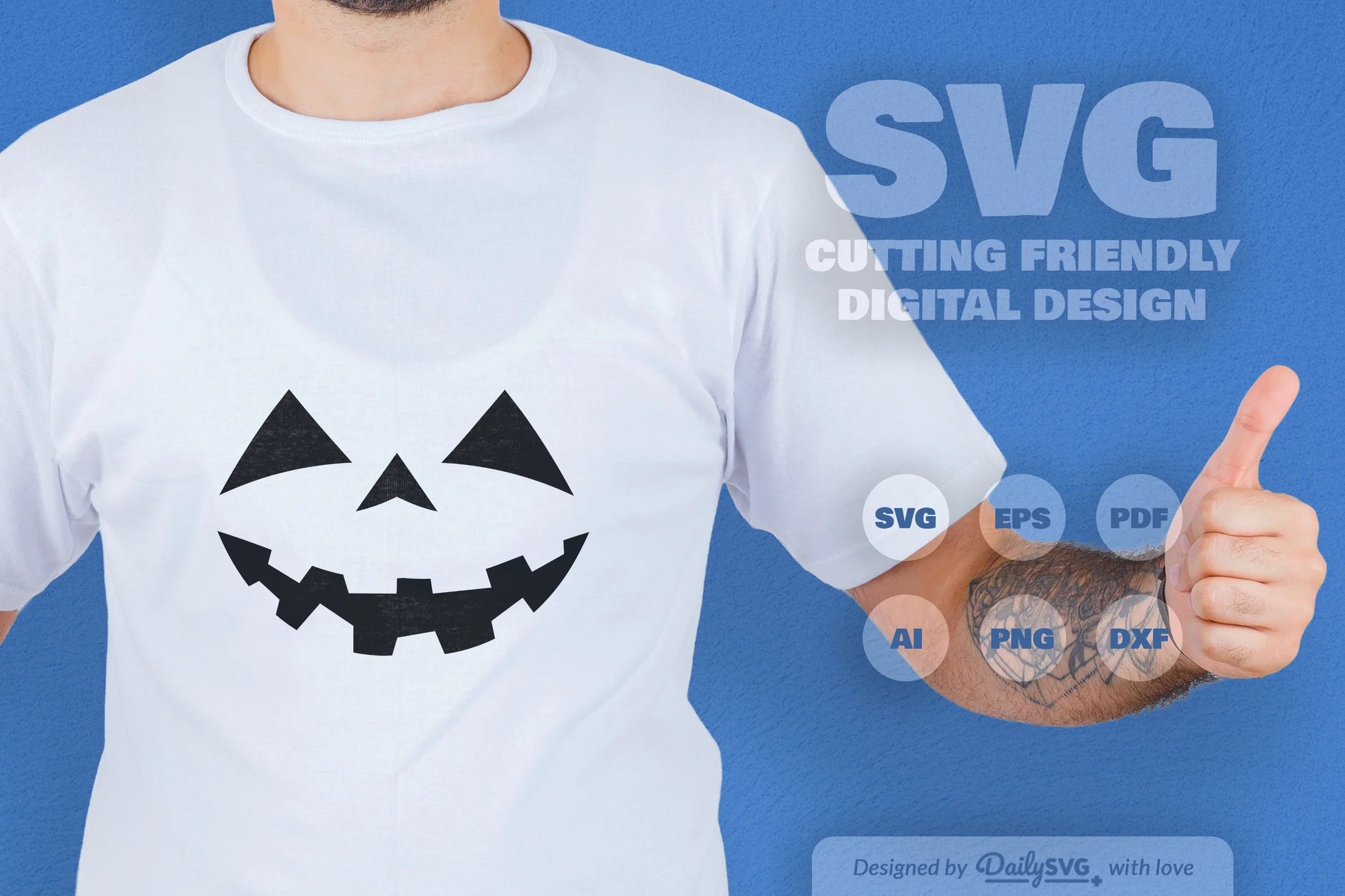 Halloween Pumpkin Face SVG Bundle 1 - CraftNest - Digital Crafting and Art