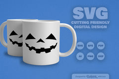 Halloween Pumpkin Face SVG Bundle 1 - CraftNest - Digital Crafting and Art