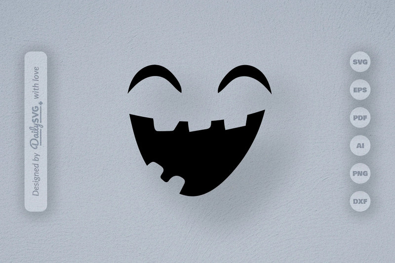 Halloween Pumpkin Face SVG Bundle 7 - CraftNest - Digital Crafting and Art