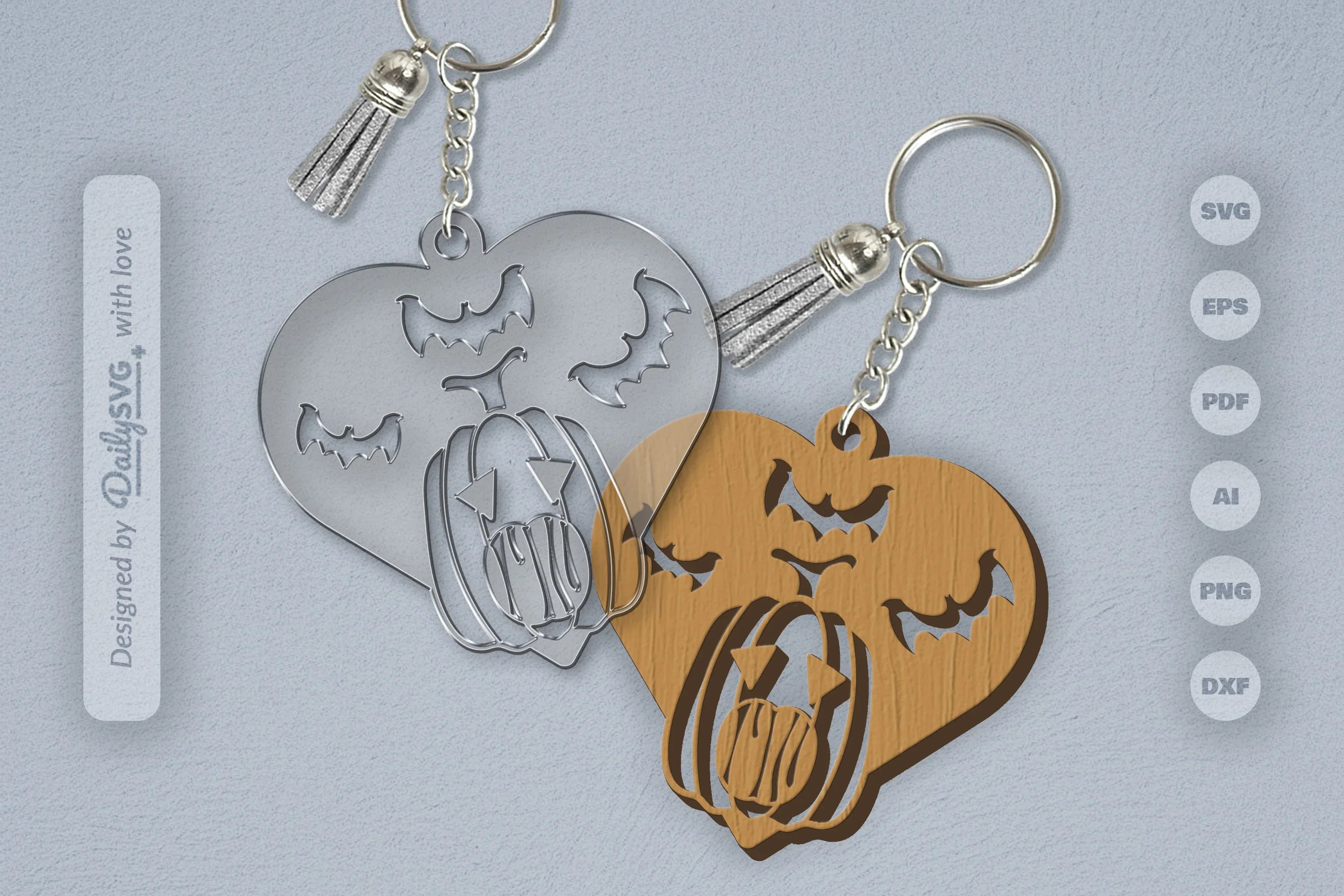SVG Halloween Pumpkin Heart SVG Bundle 8 - CraftNest - Digital Crafting and Art