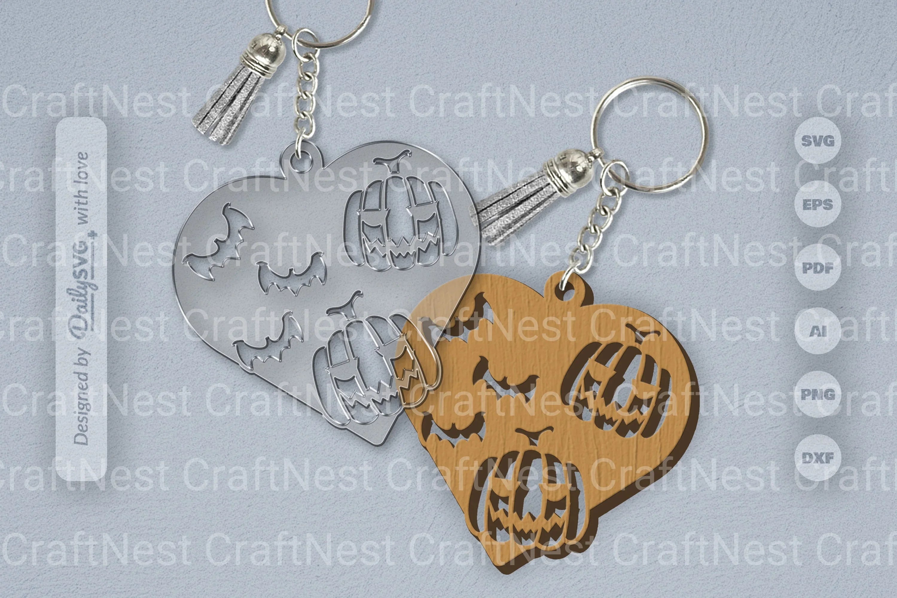 SVG Halloween Pumpkin Heart SVG Bundle