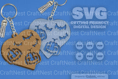 Halloween Pumpkin Heart SVG Bundle 2 - CraftNest - Digital Crafting and Art