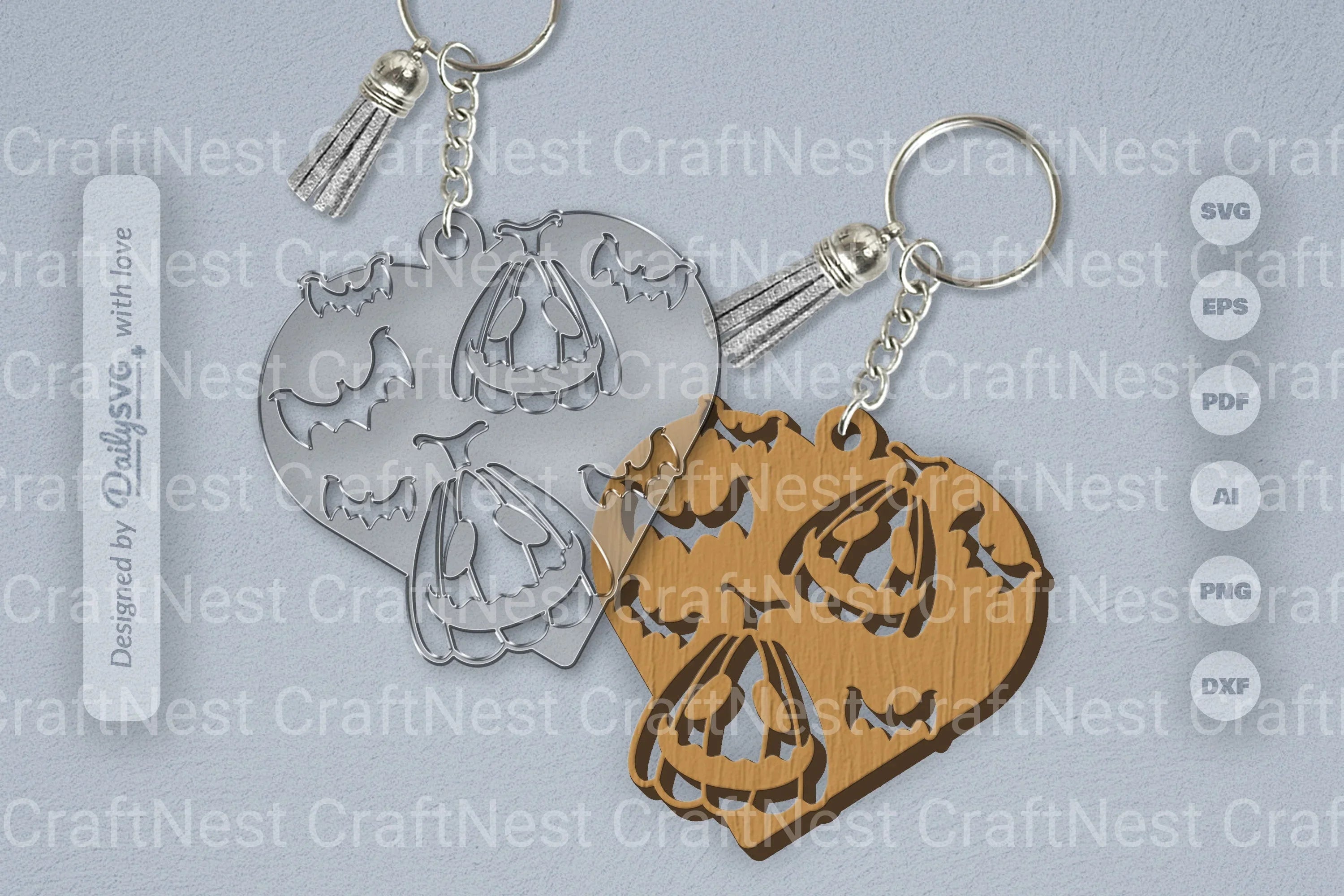 Halloween Pumpkin Heart SVG Bundle