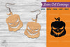 Halloween Pumpkin Laser Cut Earring SVG Bundle