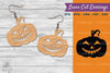 Halloween Pumpkin Laser Cut Earring SVG Bundle