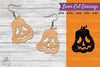 Halloween Pumpkin Laser Cut Earring SVG Bundle