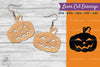 Halloween Pumpkin Laser Cut Earring SVG Bundle