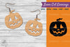 Halloween Pumpkin Laser Cut Earring SVG Bundle