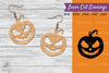 Halloween Pumpkin Laser Cut Earring SVG Bundle