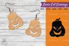 Halloween Pumpkin Laser Cut Earring SVG Bundle
