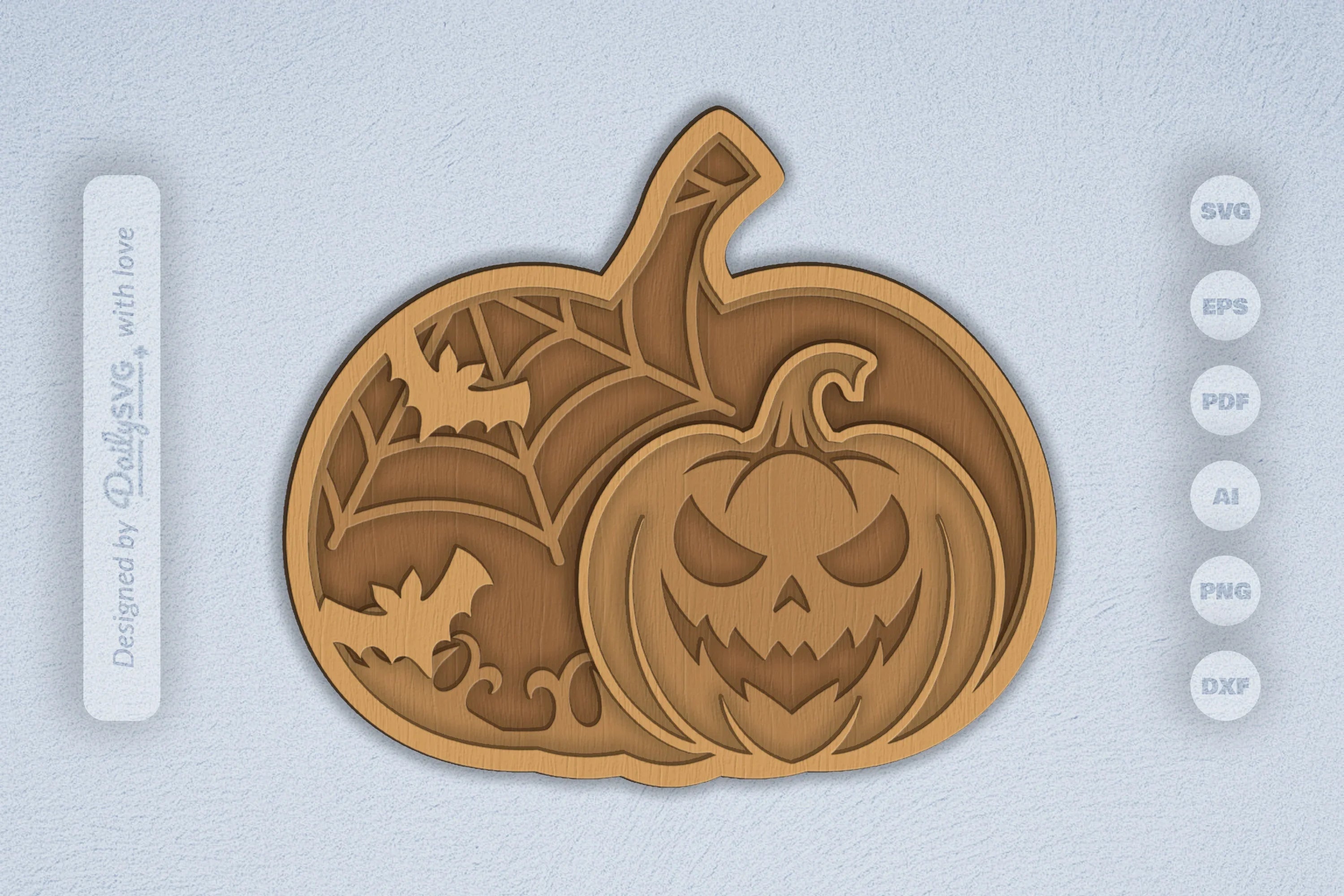 Halloween Pumpkin Laser Cut SVG Bundle - CraftNest - Digital Crafting and Art