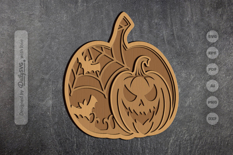 Halloween Pumpkin Laser Cut SVG Bundle - CraftNest - Digital Crafting and Art