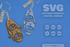 Halloween Pumpkin Motel Keychain Clipart SVG Bundle - CraftNest - Digital Crafting and Art