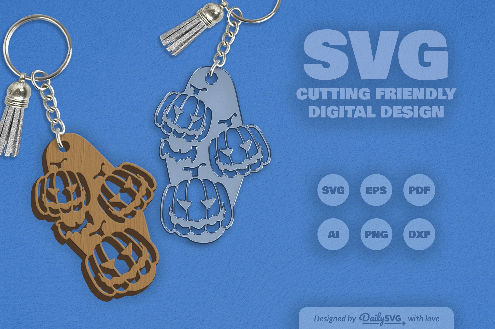 Halloween Pumpkin Motel Keychain Clipart SVG Bundle - CraftNest - Digital Crafting and Art