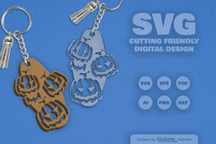 Halloween Pumpkin Motel Keychain Clipart SVG Bundle - CraftNest - Digital Crafting and Art