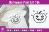 Halloween Pumpkin Pixel Art Clipart Bundle