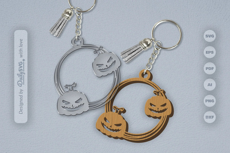 SVG Halloween Pumpkin Round SVG Bundle 1 - CraftNest - Digital Crafting and Art
