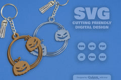 SVG Halloween Pumpkin Round SVG Bundle 1 - CraftNest - Digital Crafting and Art