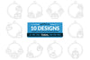 Halloween Pumpkin Keychain Clipart SVG Bundle