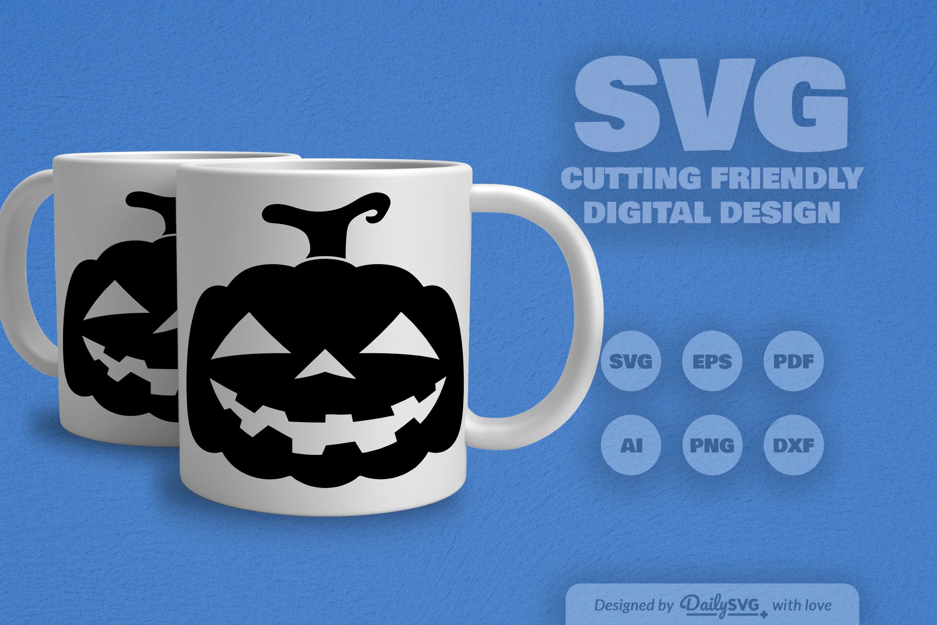 Halloween Pumpkin SVG Bundle 6 - CraftNest - Digital Crafting and Art