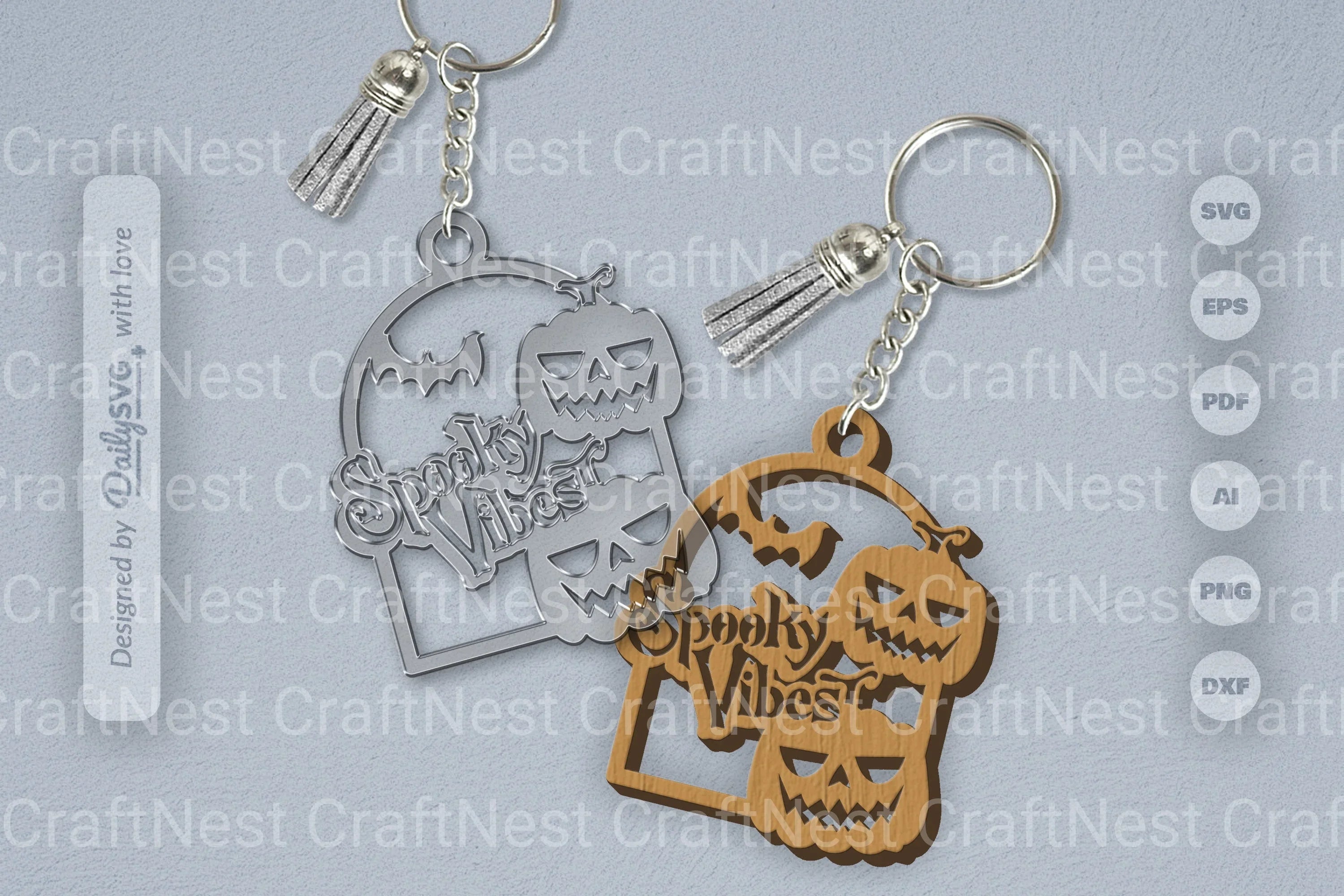 Spooky Vibes Halloween Pumpkin SVG Bundle