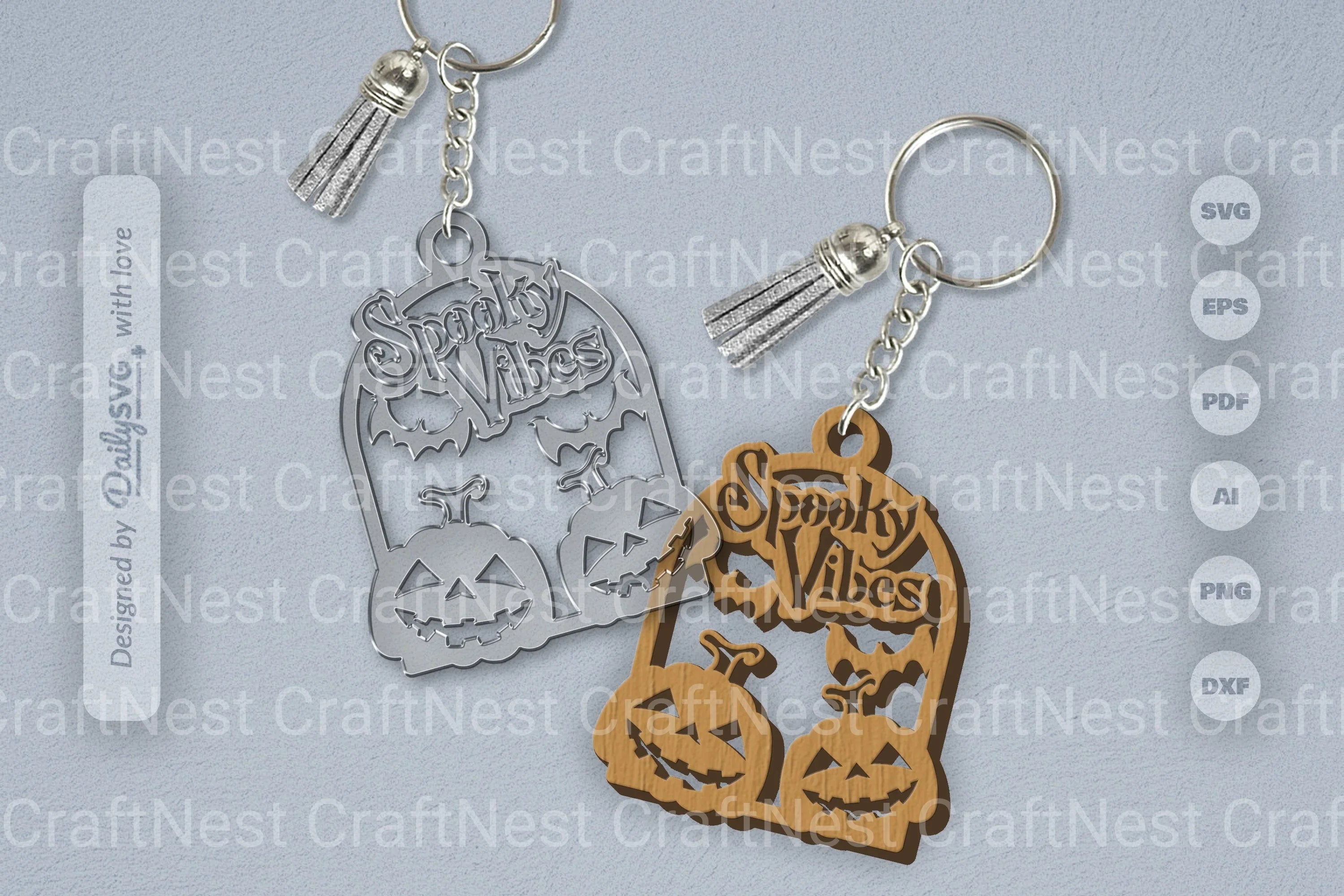 Spooky Vibes Halloween Pumpkin SVG Bundle