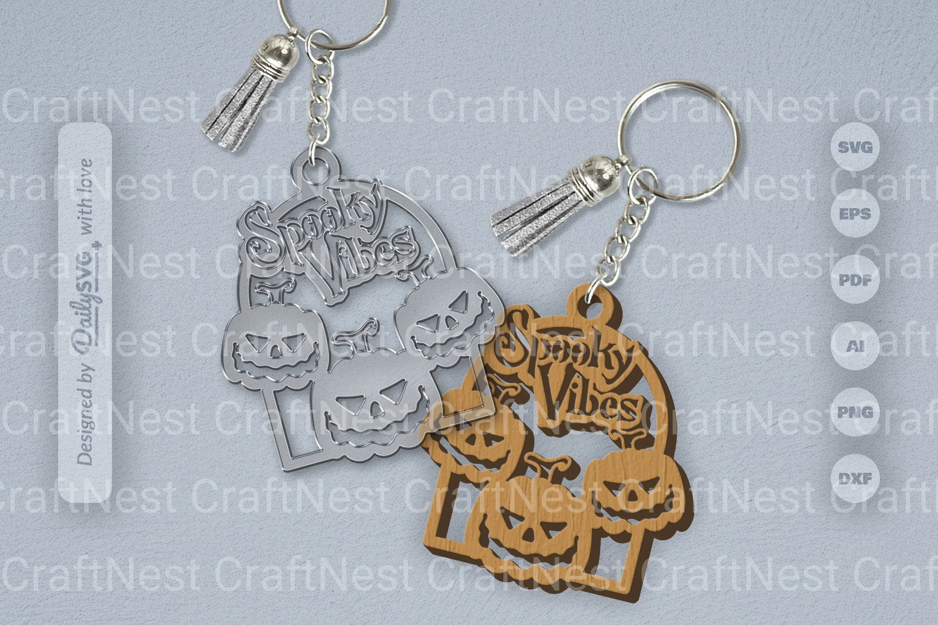 Spooky Vibes Halloween Pumpkin SVG Bundle