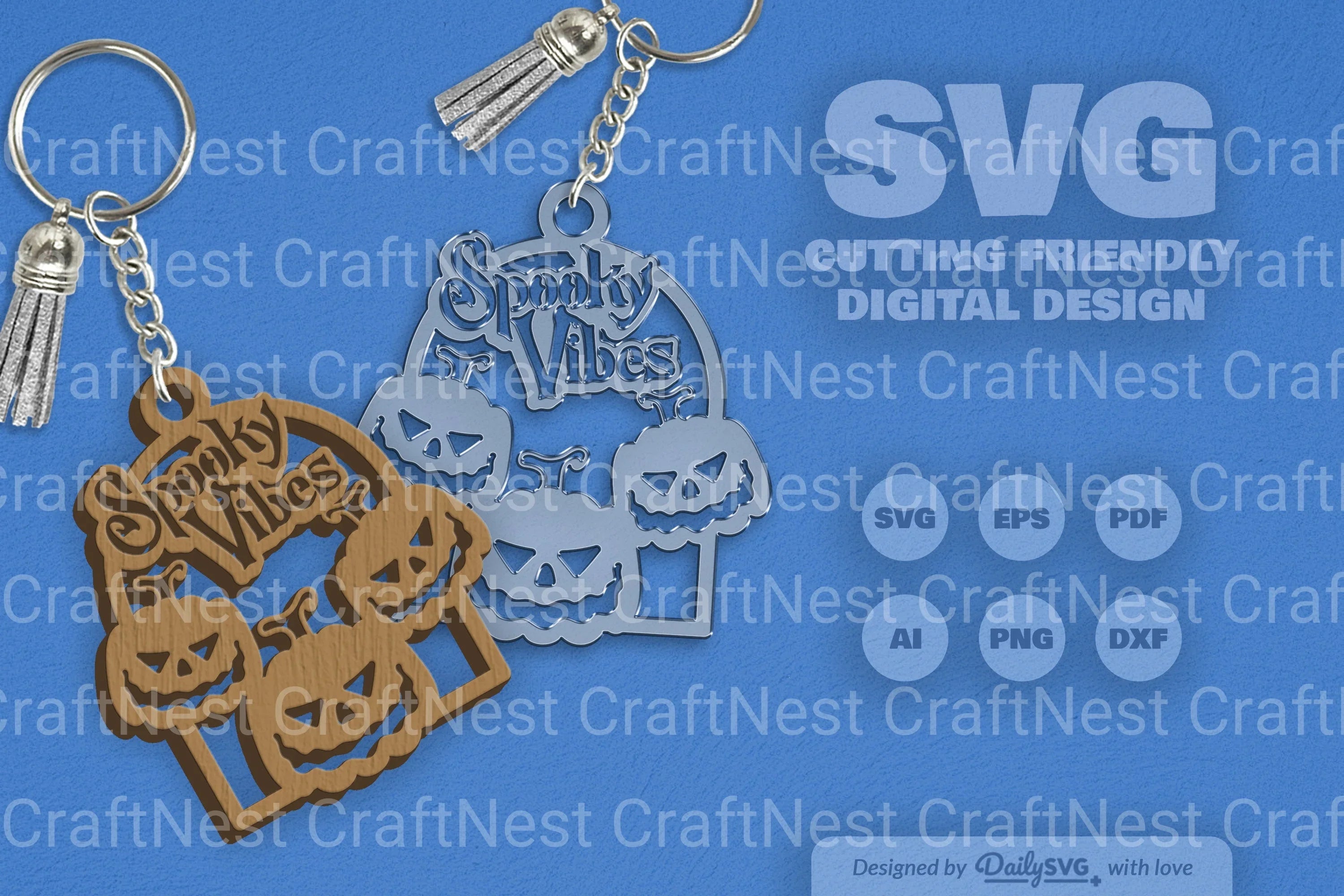 Spooky Vibes Halloween Pumpkin SVG Bundle