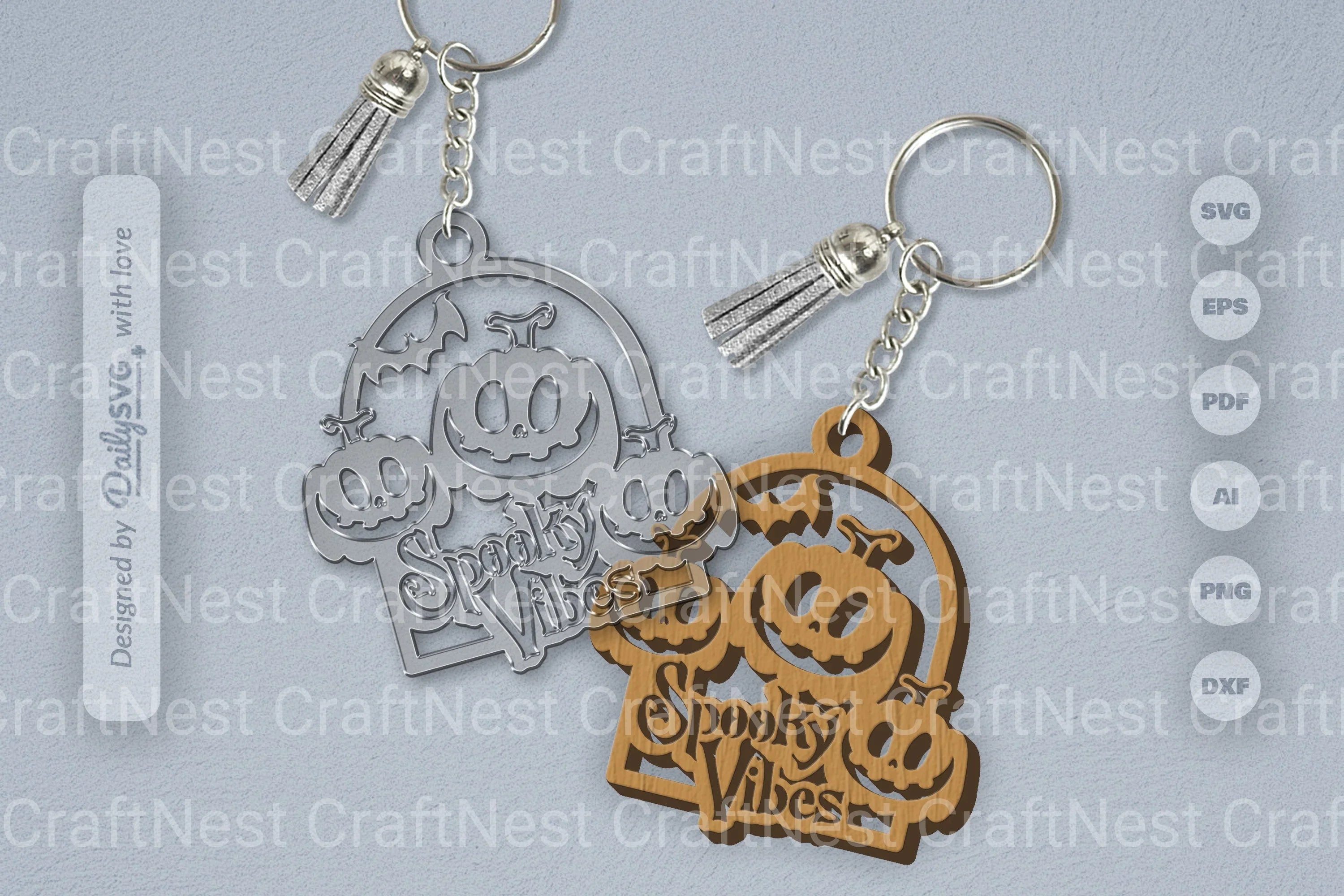 Spooky Vibes Halloween Pumpkin SVG Bundle