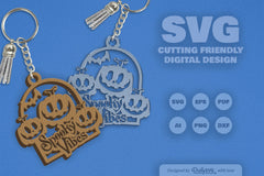 Spooky Vibes Halloween Pumpkin SVG Bundle 7 - CraftNest - Digital Crafting and Art