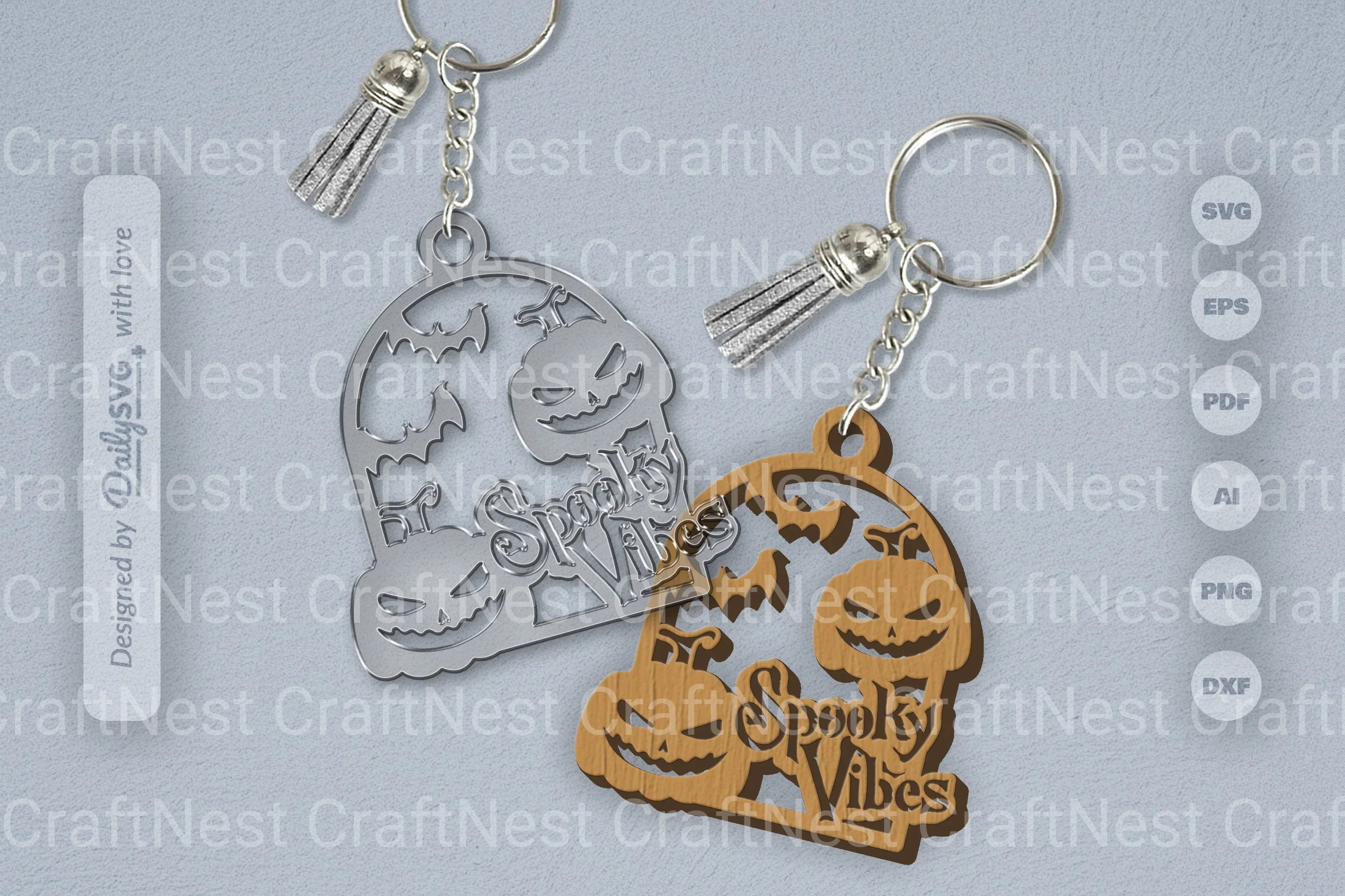 Spooky Vibes Halloween Pumpkin SVG Bundle