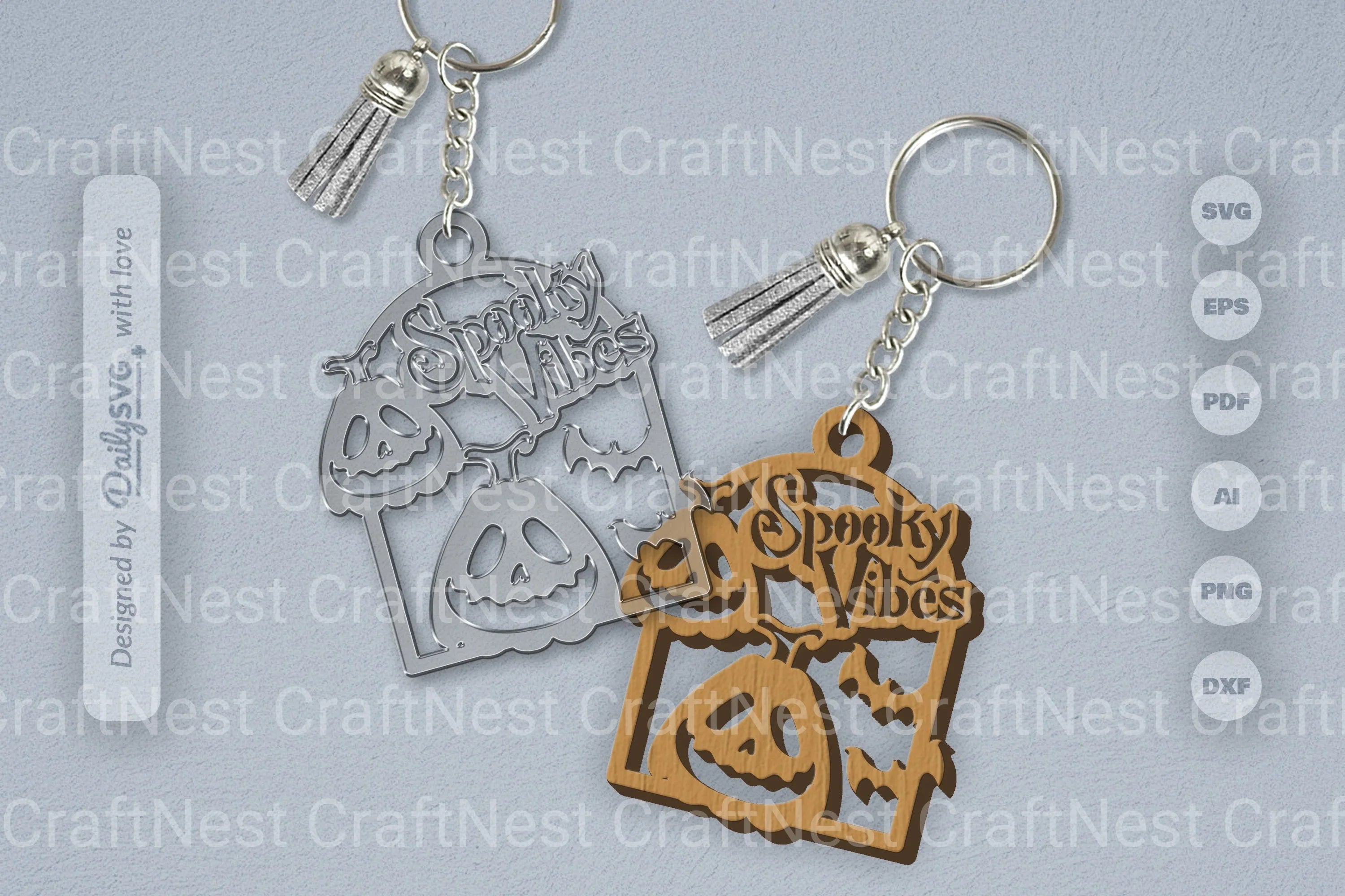 Spooky Vibes Halloween Pumpkin SVG Bundle