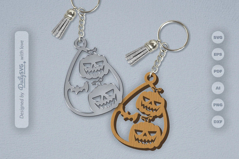 Halloween Pumpkin Tear Drop SVG Bundle - CraftNest - Digital Crafting and Art