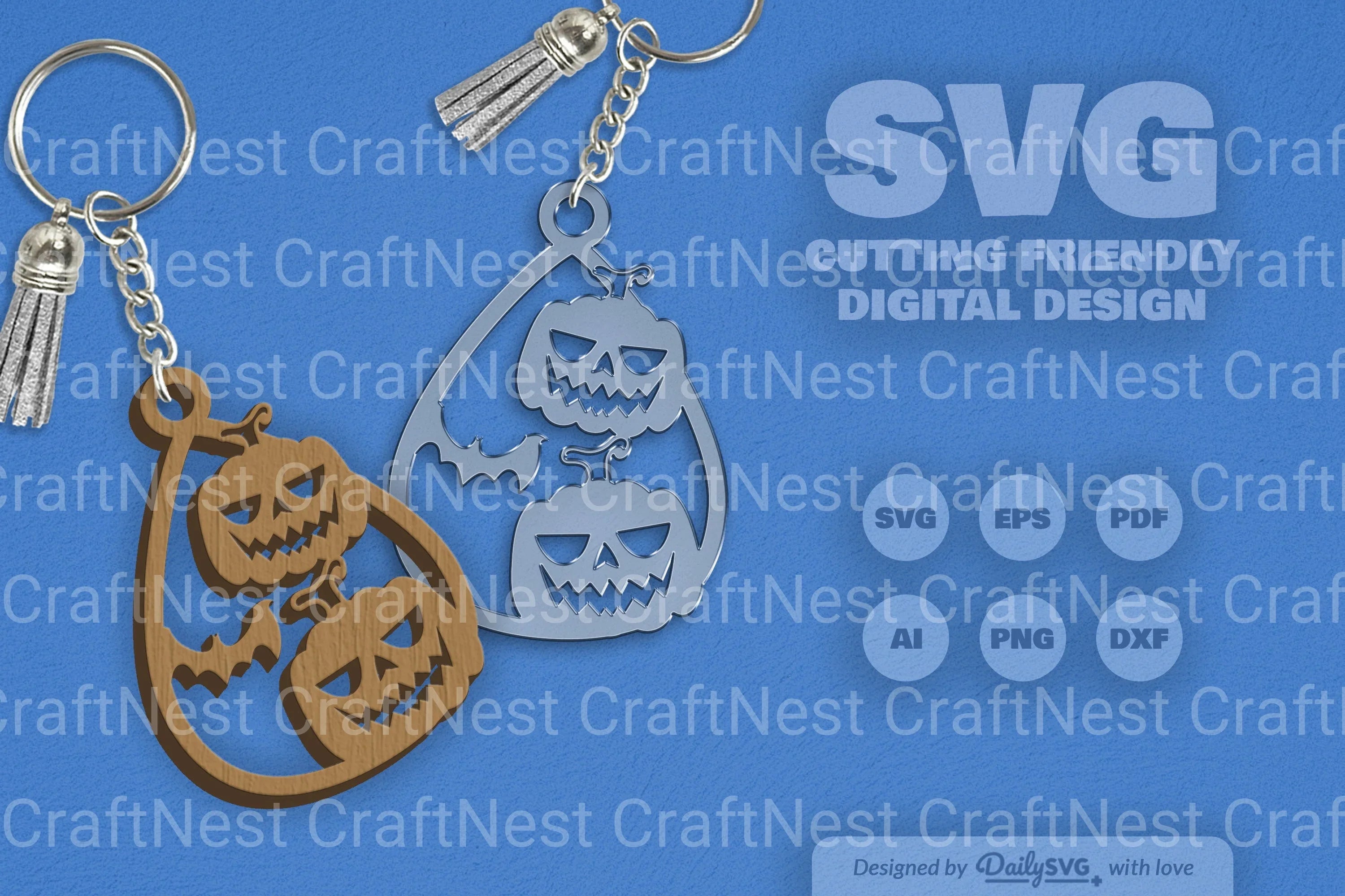 Halloween Pumpkin Tear Drop SVG Bundle