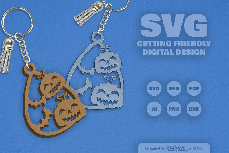 Halloween Pumpkin Teardrop SVG Bundle 3 - CraftNest - Digital Crafting and Art
