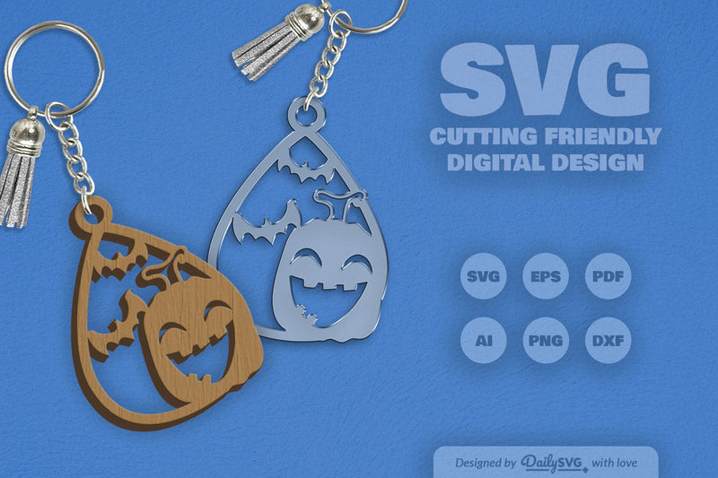 SVG Halloween Pumpkin Teardrop SVG Bundle - CraftNest - Digital Crafting and Art