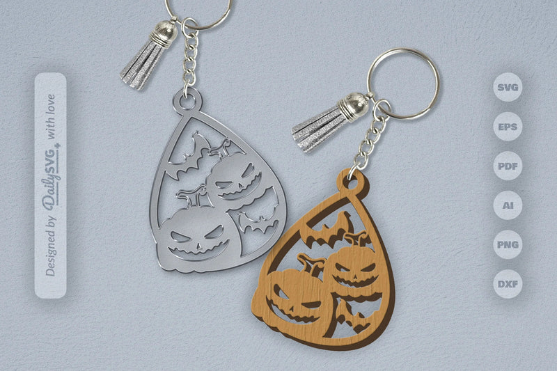 Halloween Pumpkin Teardrop SVG Bundle - CraftNest - Digital Crafting and Art