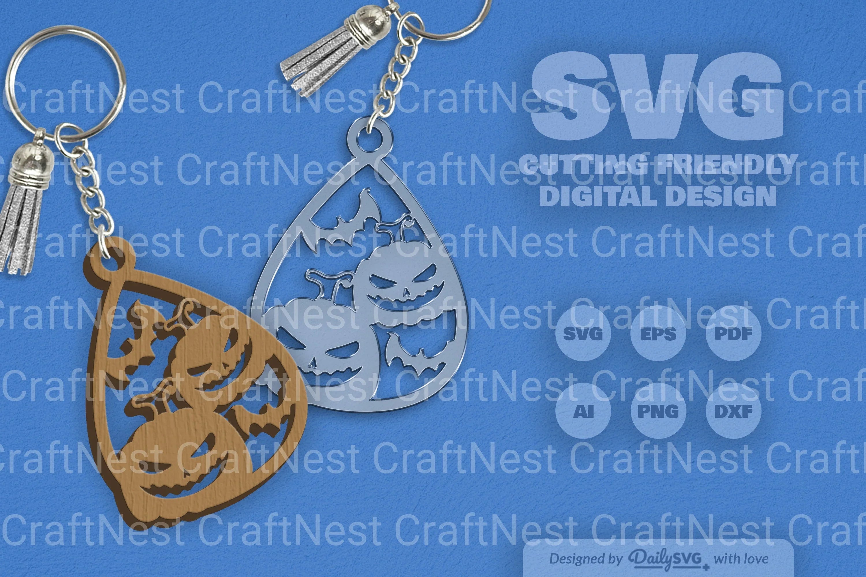 Halloween Pumpkin Teardrop SVG Bundle