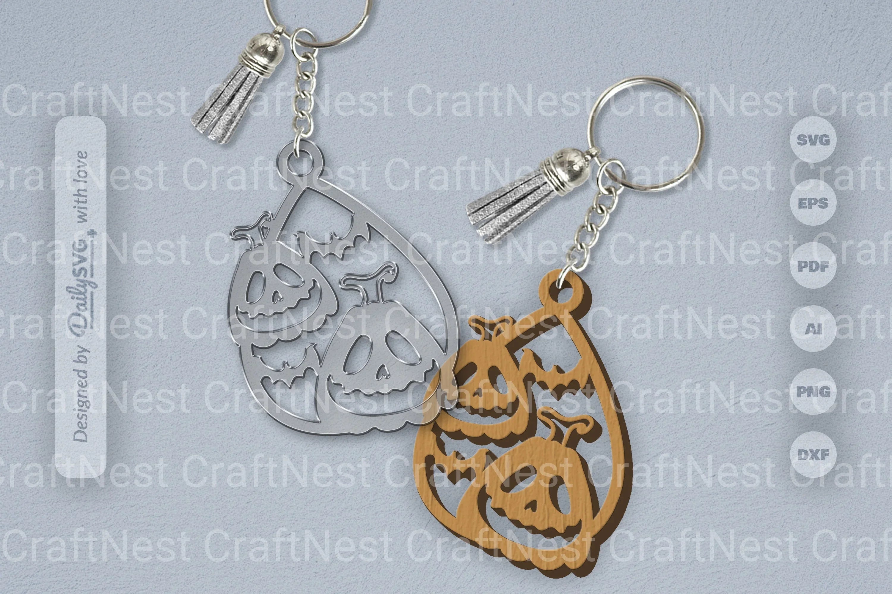 Halloween Pumpkin Tear Drop SVG Bundle