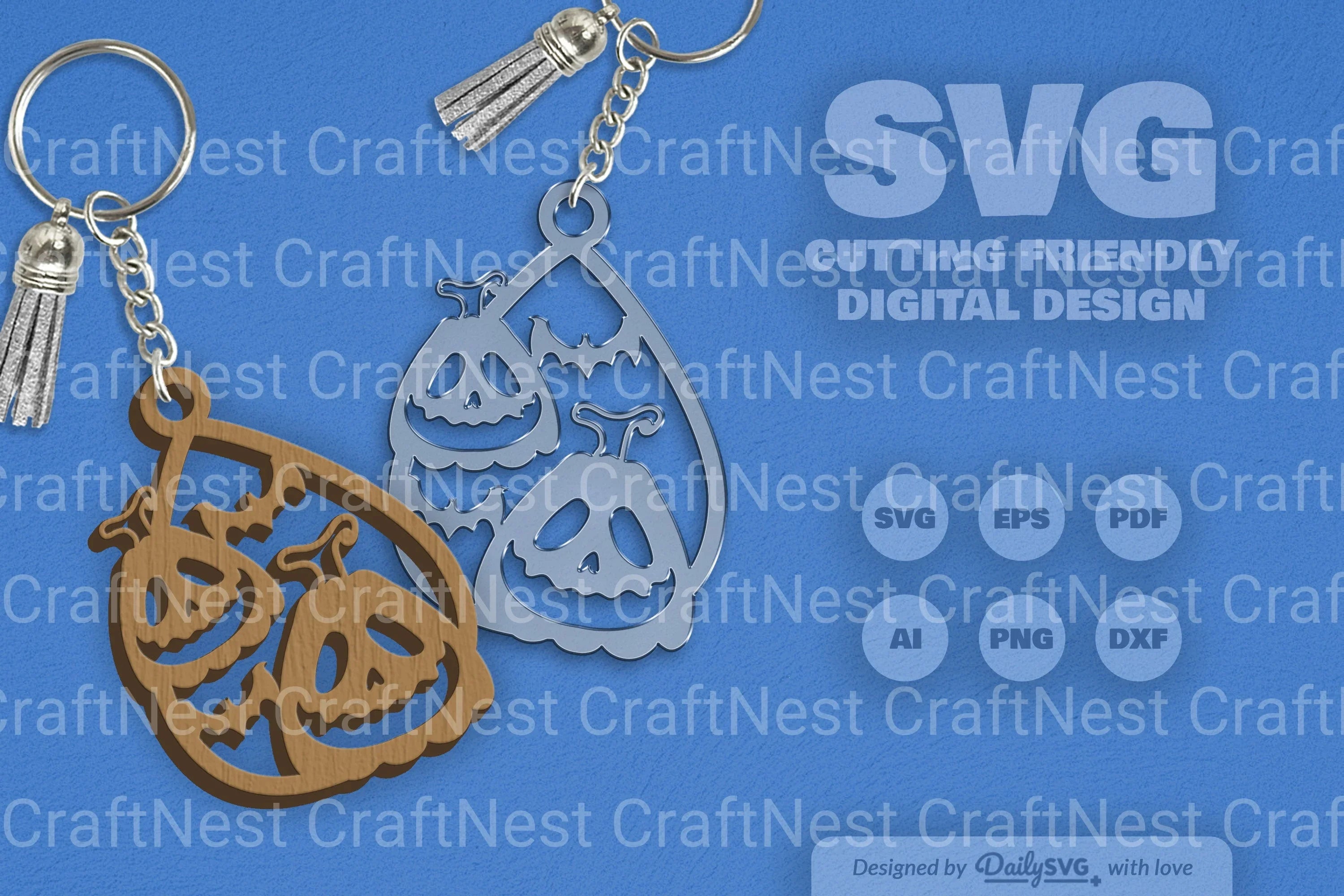 Halloween Pumpkin Tear Drop SVG Bundle