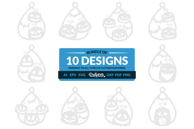 Halloween Pumpkin Tear Drop Keychain Clipart - CraftNest - Digital Crafting and Art