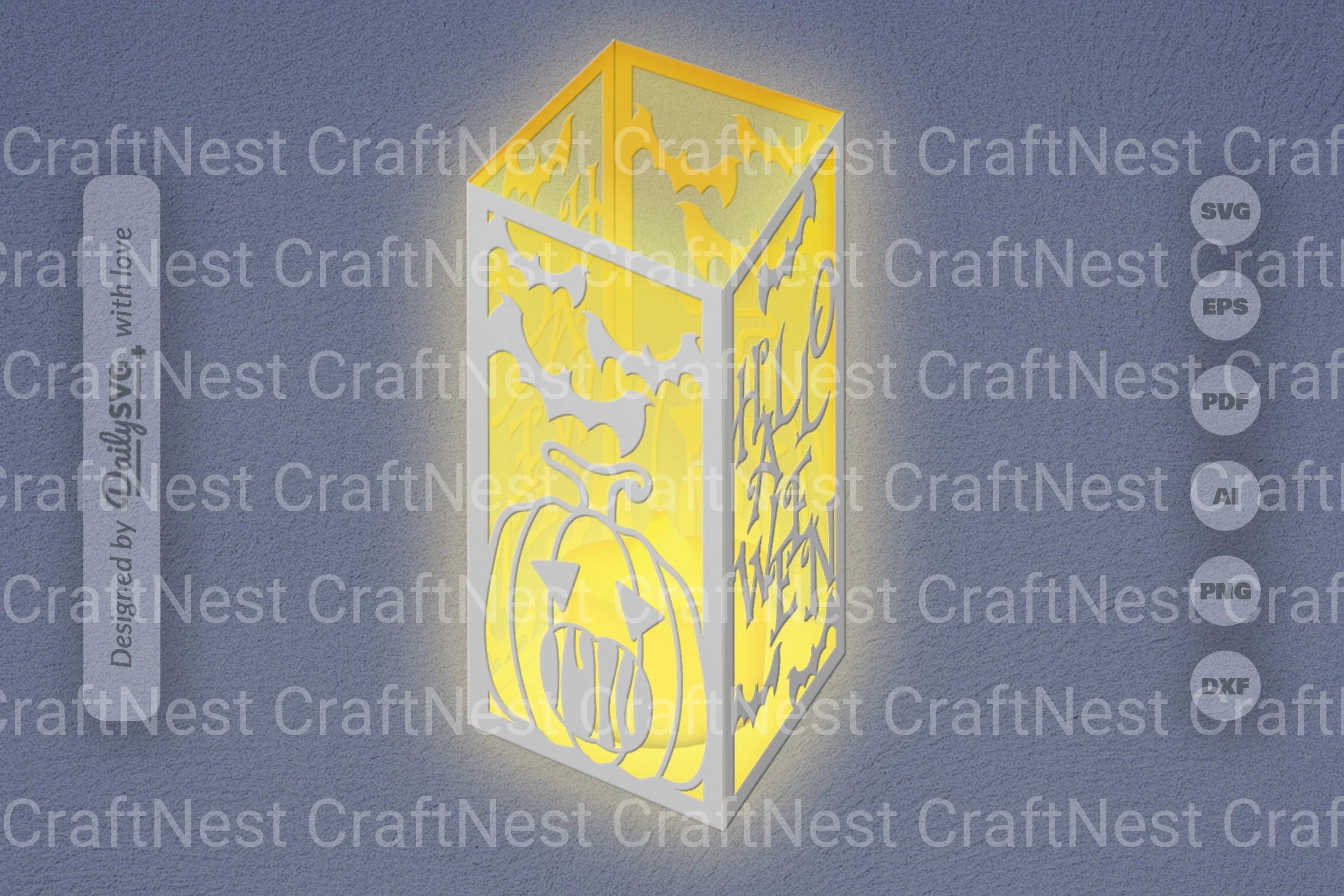 Halloween Pumpkin Papercut SVG Bundle - CraftNest - Digital Crafting and Art