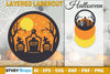 Halloween Scene Round SVG Bundle