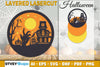 Halloween Scene Round SVG Bundle